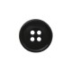 Пуговица 20 мм, ПФЛ, черная, 2-4 отверстия, упак. 1000 шт